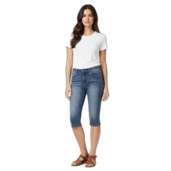 WallFlower High-Rise Skinny Capri Jeans, 17" Inseam, Holly - Picture 1 of 6